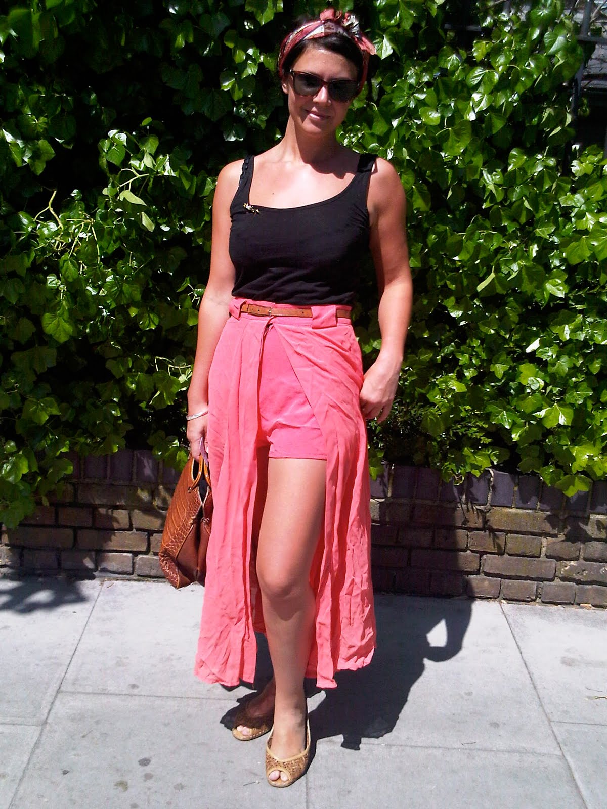 Seamless skirt/short combo.