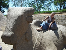Me on a stone cow