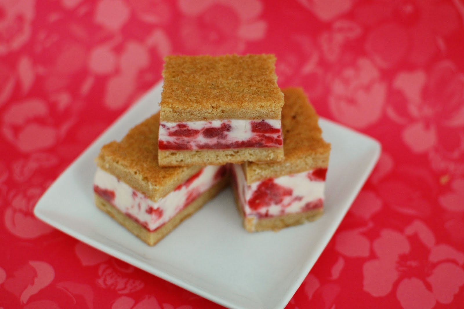 Strawberry Cheesecake Ice Cream Bars Beantown Baker