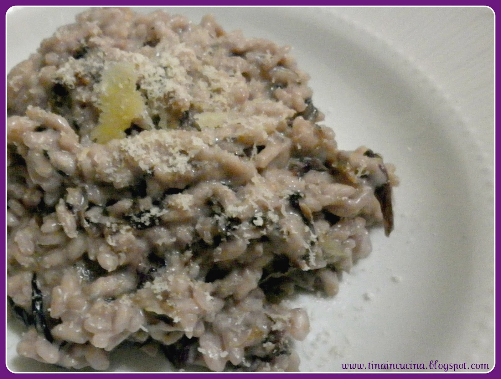 Tina in cucina RISOTTO CON RADICCHIO E