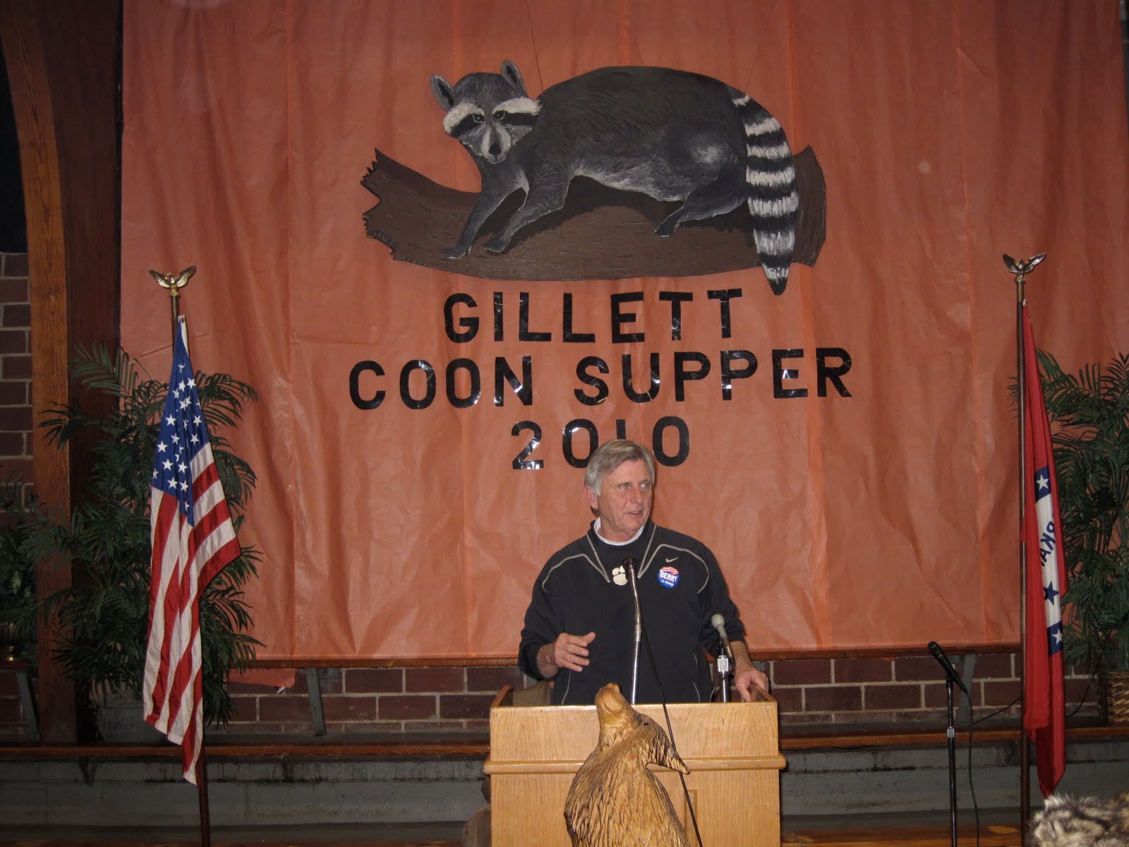 Small Town, Little Rock: Flashback to January -- Gillett Coon Supper