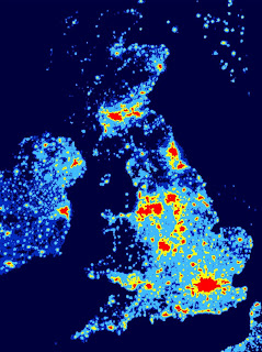 UK Night Light Density