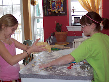 Jo & Sissy making sugar cookies