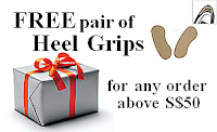 Get a pair of heel grips FREE