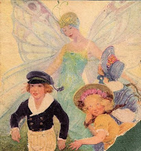 A Sweet Painting of a Faerie and Children From The 19th Century