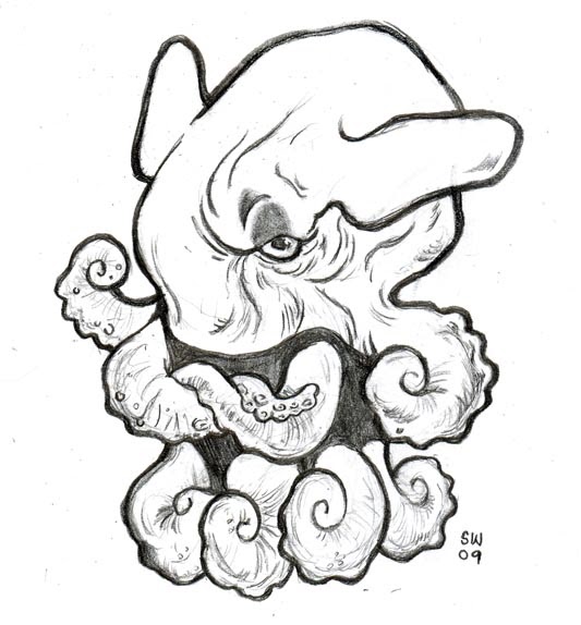 Animals in Suits: Animal #36: Dumbo Octopus