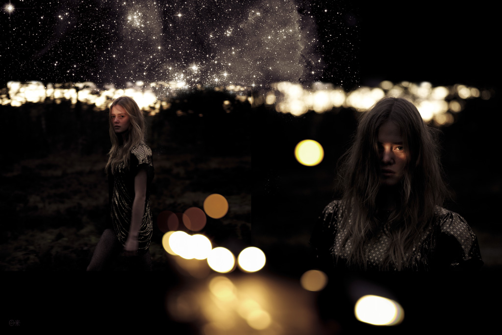 Cherished. Bright lights, glitter, and sparkles