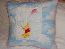 My embroidered Pooh cushion