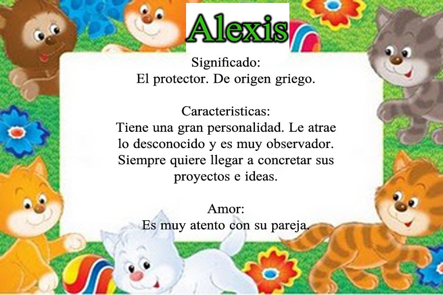 Significado de tu nombre Significado del nombre Alexis Significado de tu nombre Significado del nombre Alexis