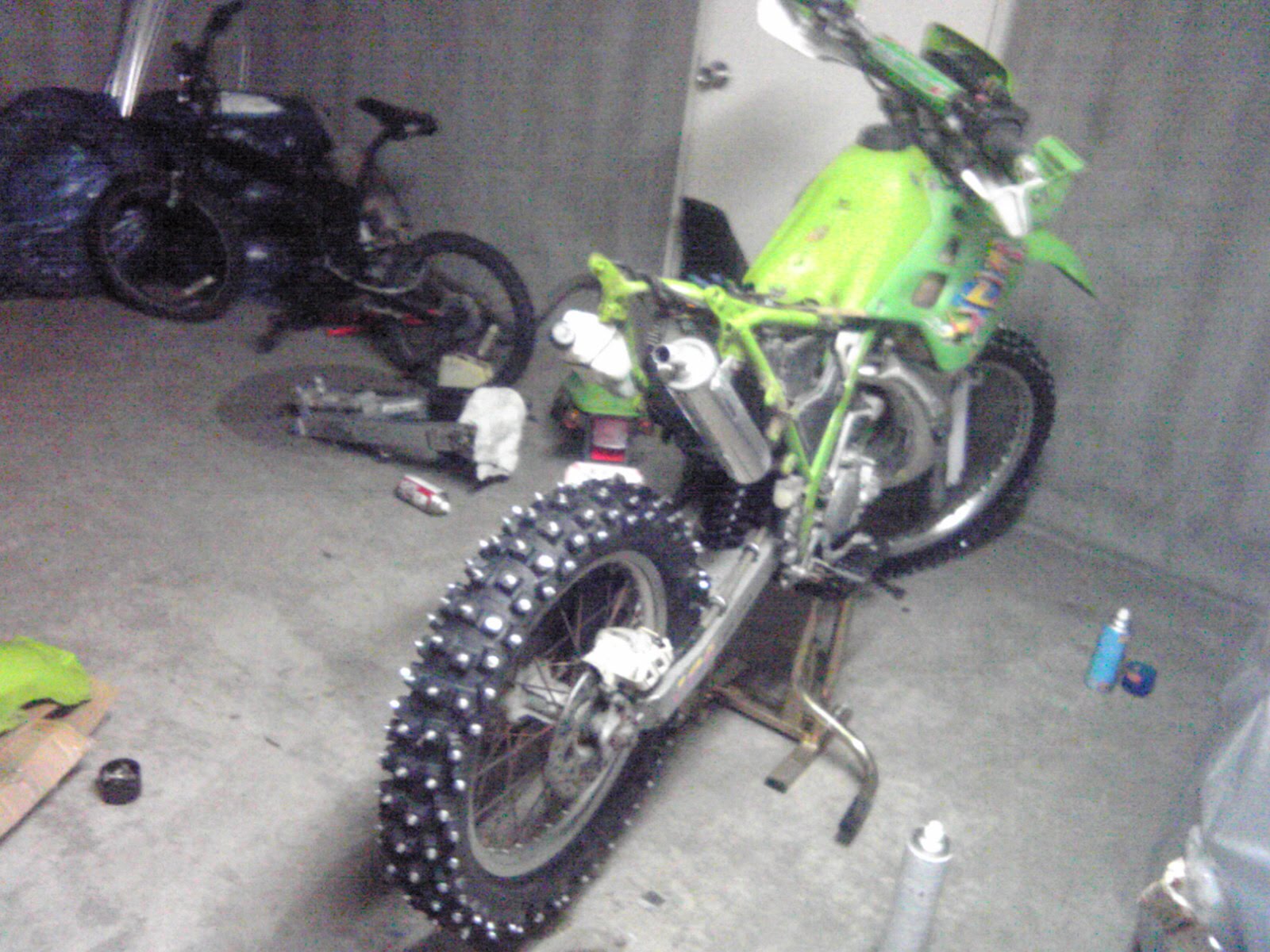 KDX125 リアフェンダー スーパーショートカウル くだらなく