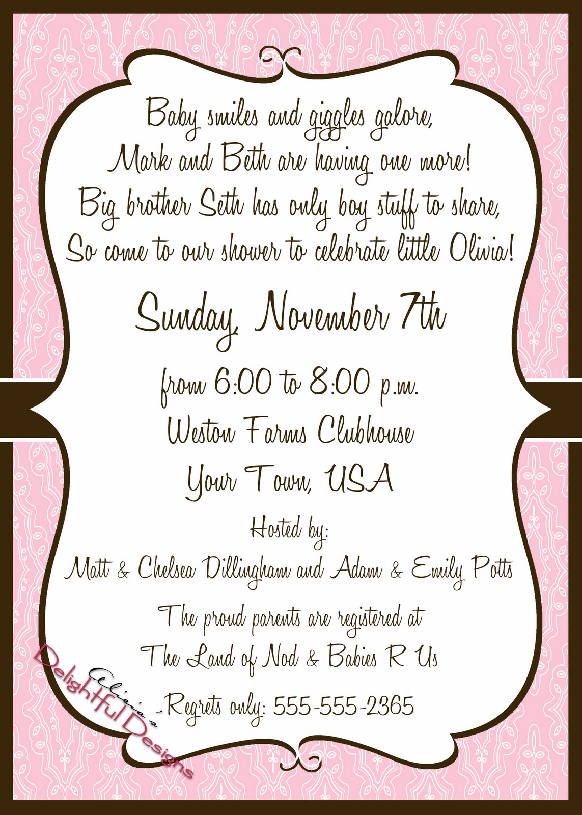 Alicia's Delightful Designs: Custom Invitations