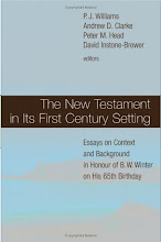New Testament in Its First Century Setting: Essays in Honour of B.W. Winter