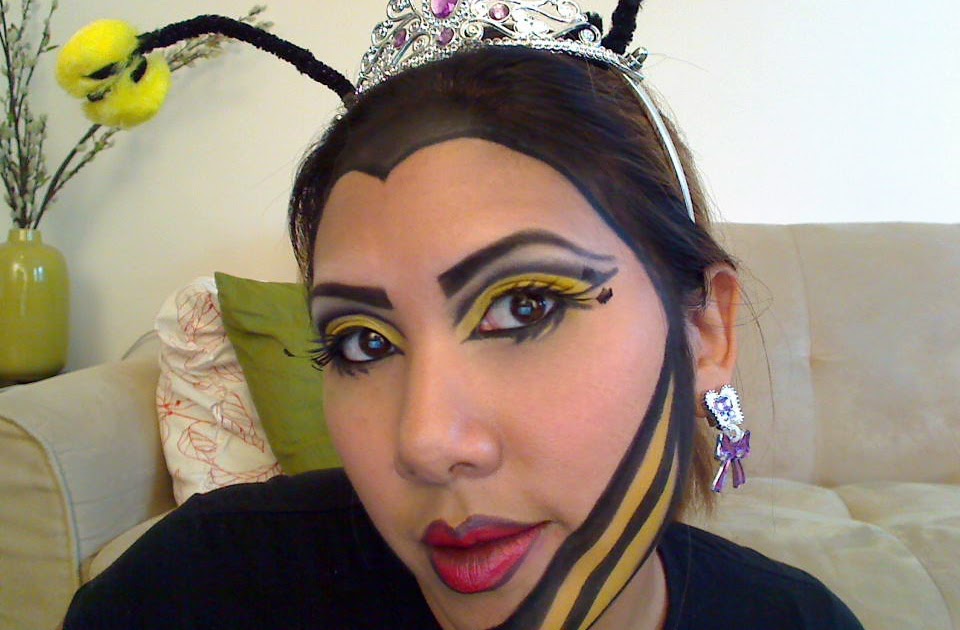 Selvforkælelse optager komfort Halloween Makeup: Queen Bee Tutorial | Makeup By RenRen