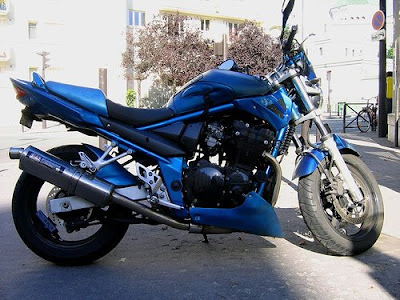 Suzuki Bandit in Blue, Suzuki, motorcycle