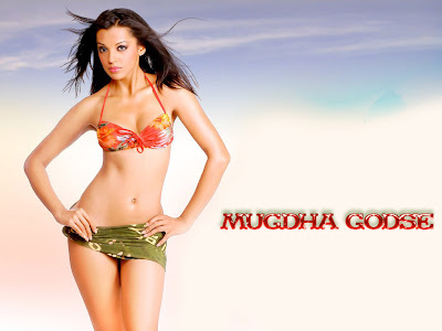bikinis wallpapers. Model Mugdha godse hot and sexy bikini wallpapers.
