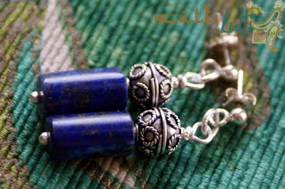 kolczyki lapis lazuli