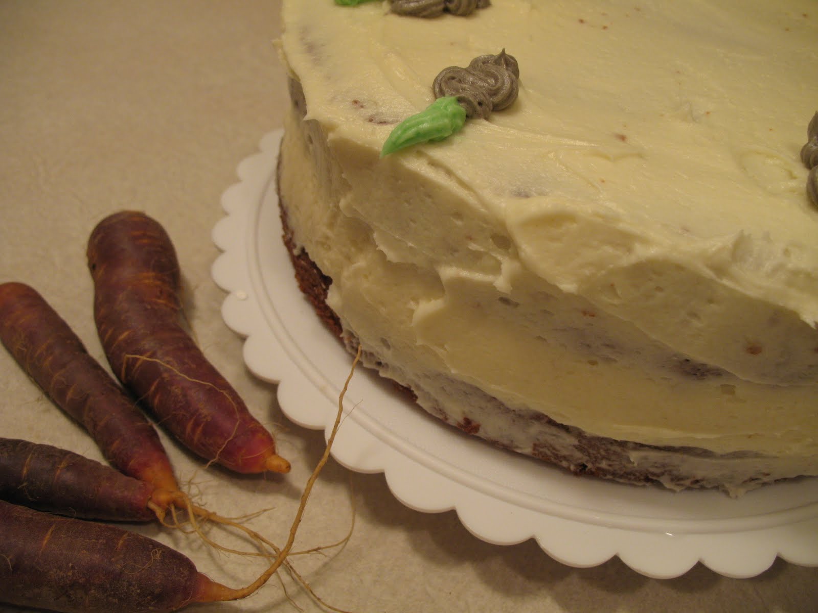 Icy Violet's Kitchen A Purple Carrot Cake and Chanterelles