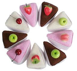 Toalhas que parecem doces, dá até vontade de comer!  Para o DIA DAS MÃES