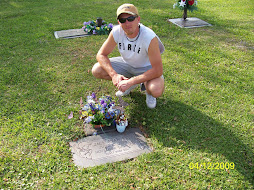 Ryan at the gravesite