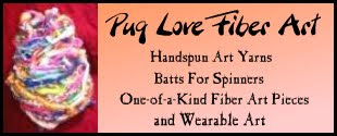 Pug Love Fiber Art etsy shop now open!