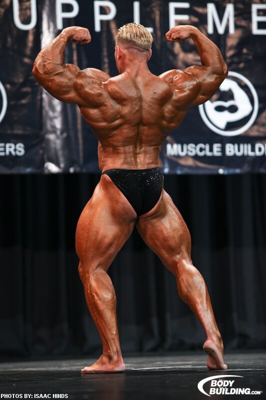 The big German guest posed at the NPC Utah Top Form contest on March 20th. 