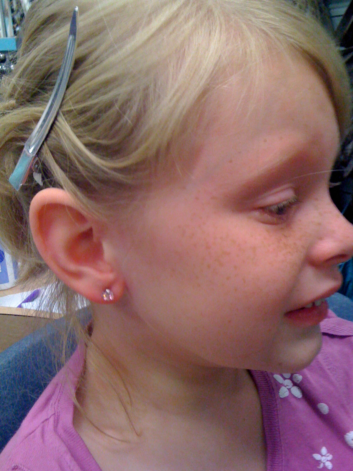 The Segelken Family: we got our ears pierced