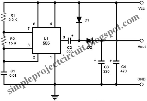 Simple Project Circuit: Simple Voltage Doubler Circuit
