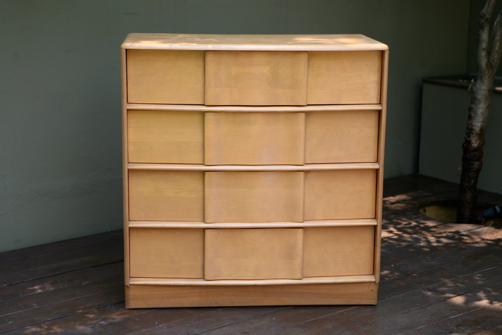 Local VIntage Heywood Wakefield Tall Dresser Sculptura 225