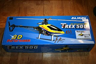Following Trex 500 RC Helicopter Steps 1