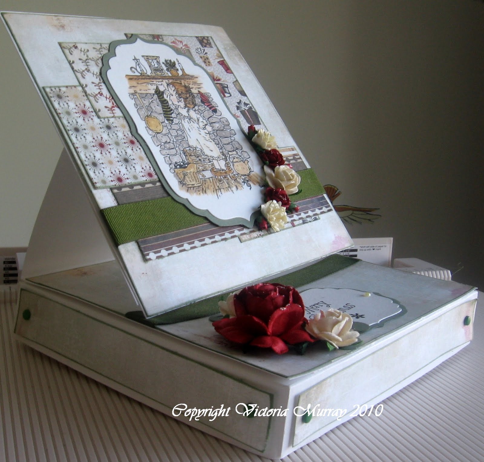 Stamp and Easel Box Card Tutorial by Vicky