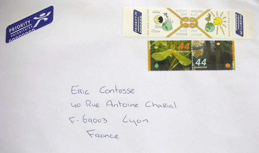 Mon Blog Timbré Jolie lettre des PaysBas