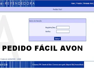 PEDIDO FACIL AVON