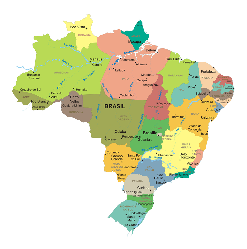 Matemática.com: :: Mapa do Brasil