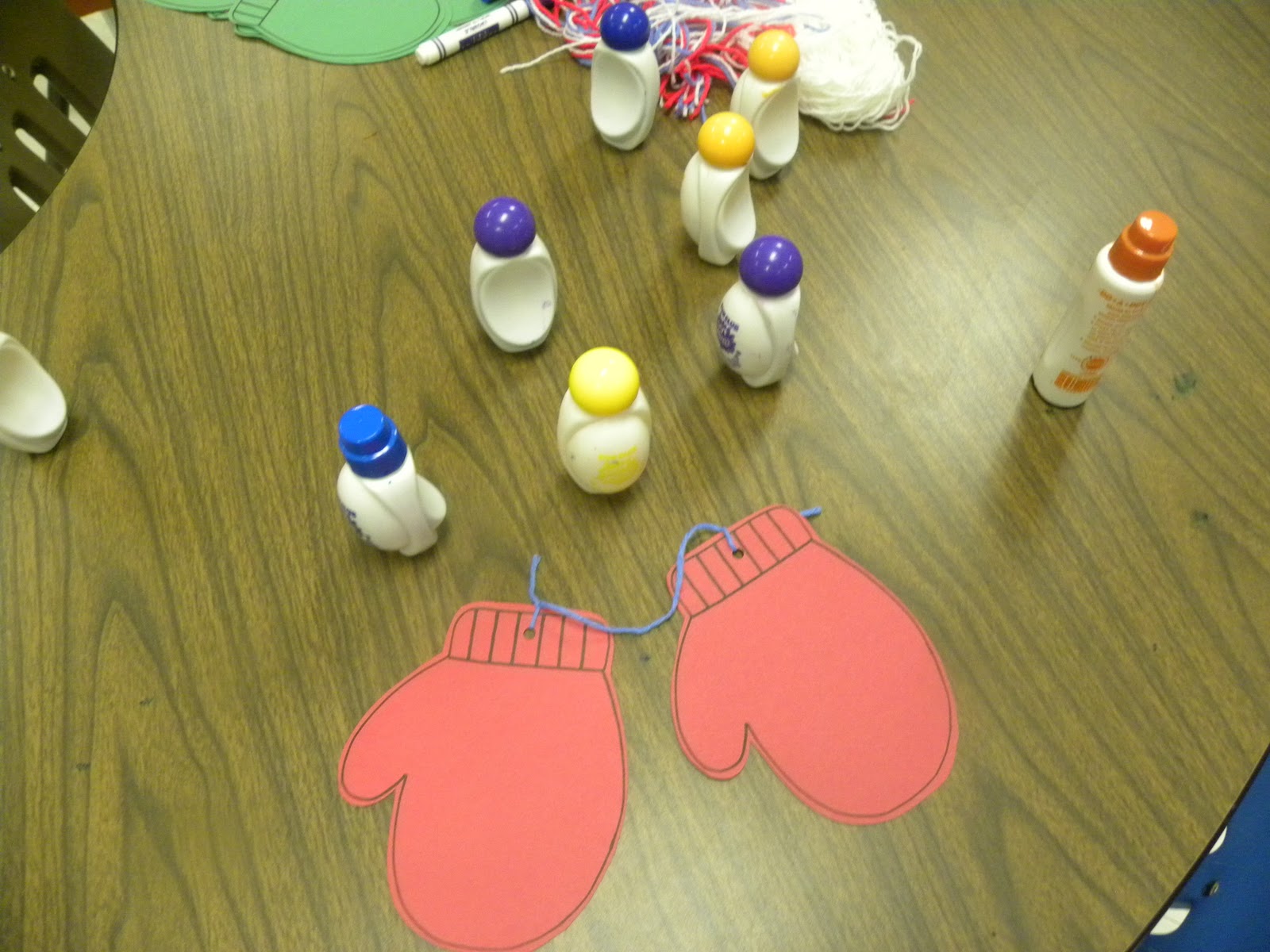 From The Hive mittens preschool style