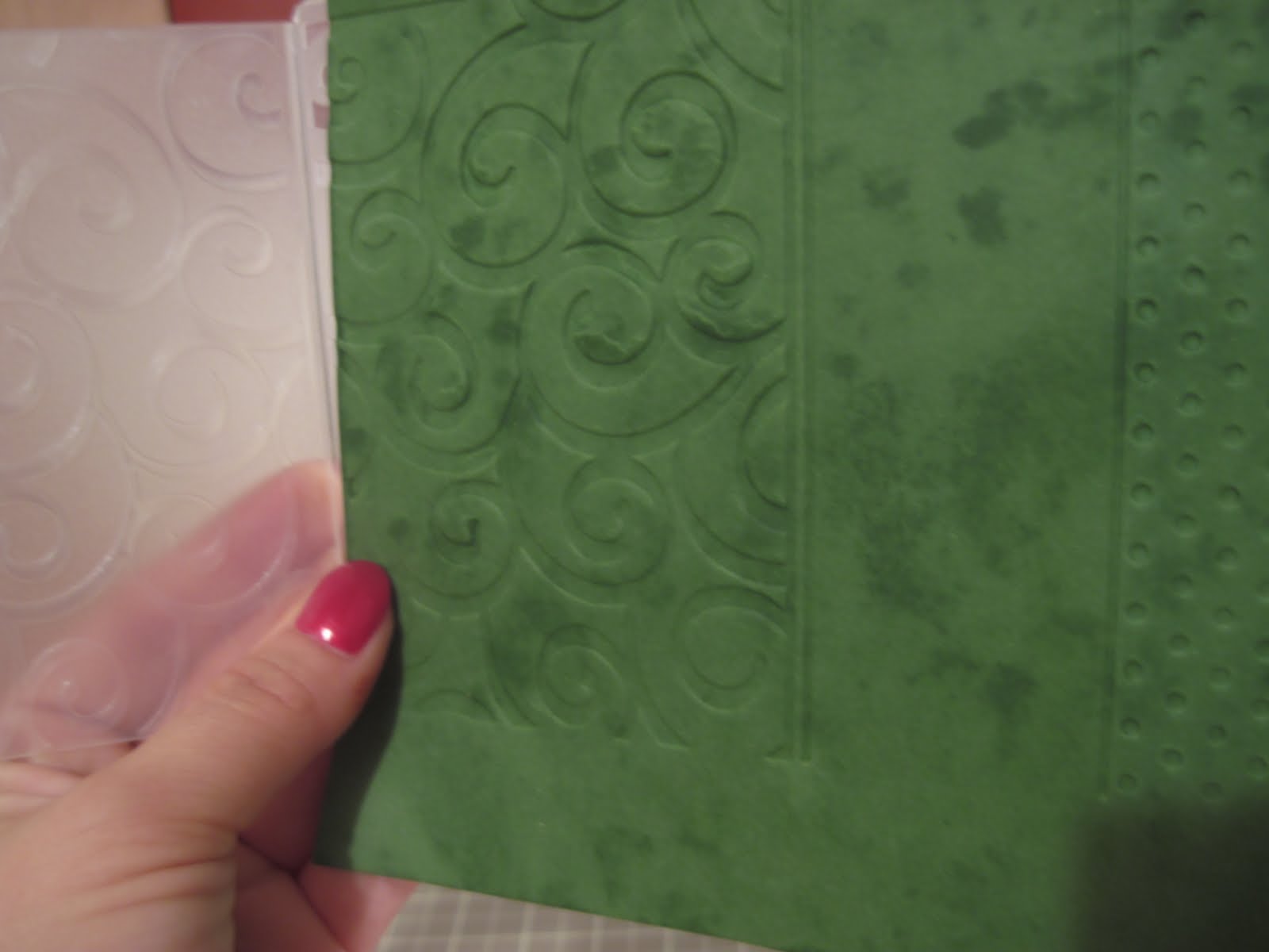 Scrappy Scavenger Emboss without machine or "tools"!!!