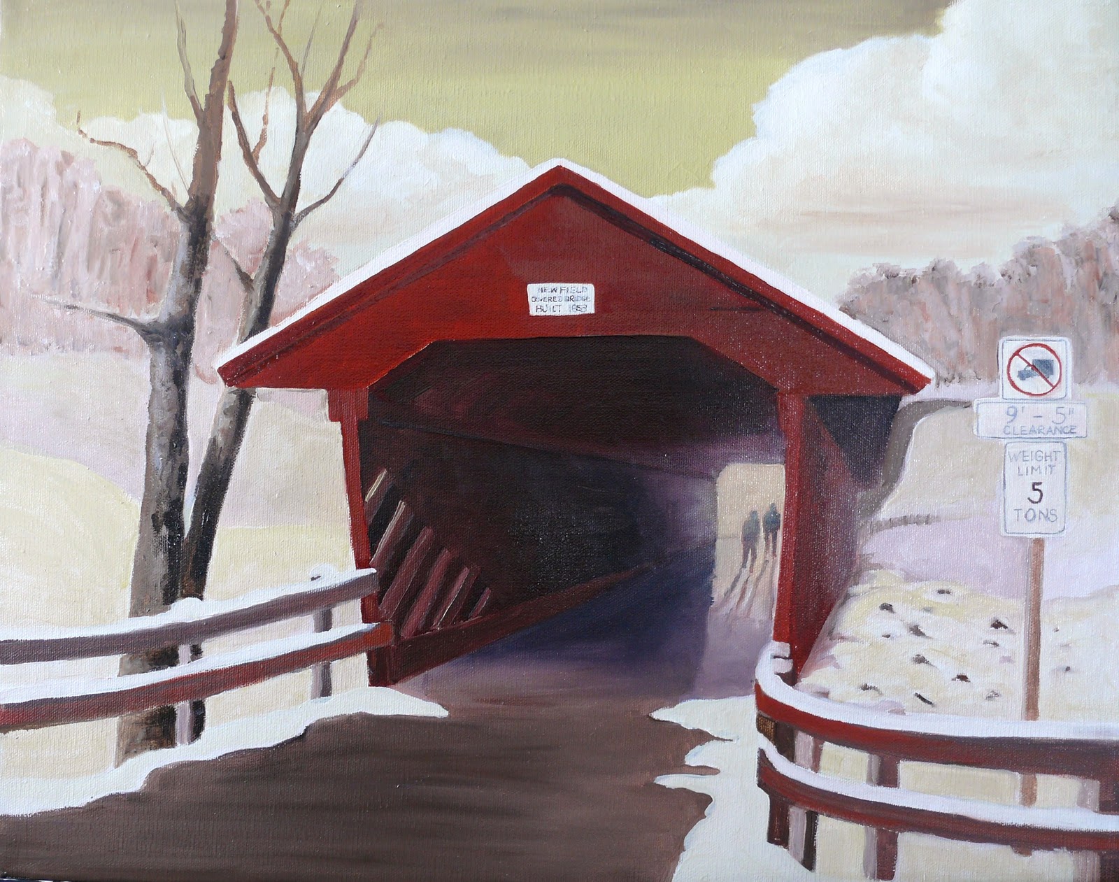 100 Bridges Enfield Falls Covered Bridge