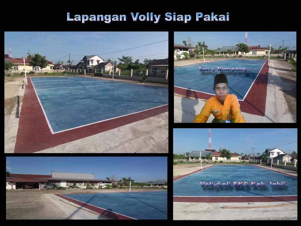 Lapangan Volly BKD Kab. Inhil