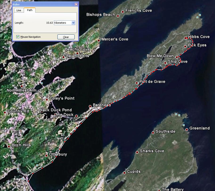 Newfoundland Sea Kayaking Clarkes Beach to Hibb's Cove