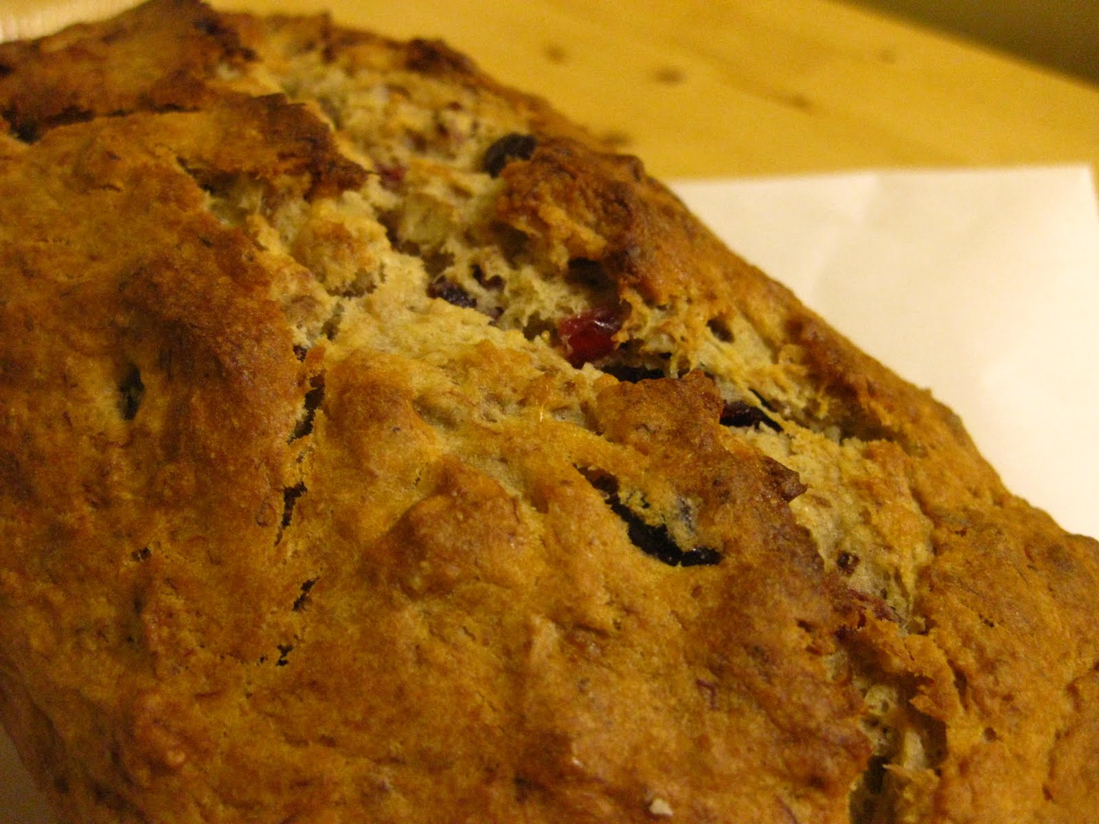 Banana Cranberry Nut Bread | The Blueberry Files