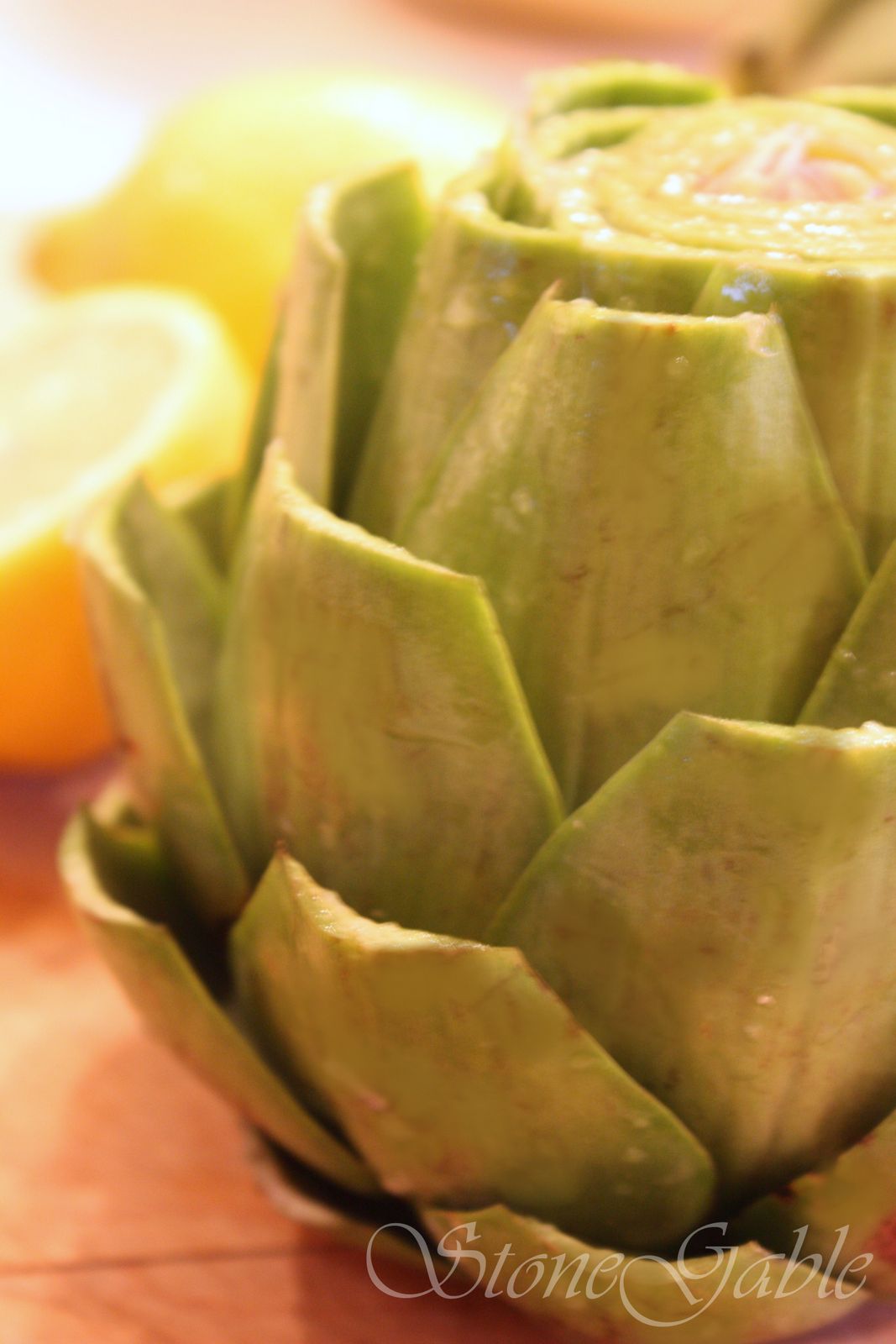 StoneGable HOW TO EAT AN ARTICHOKE
