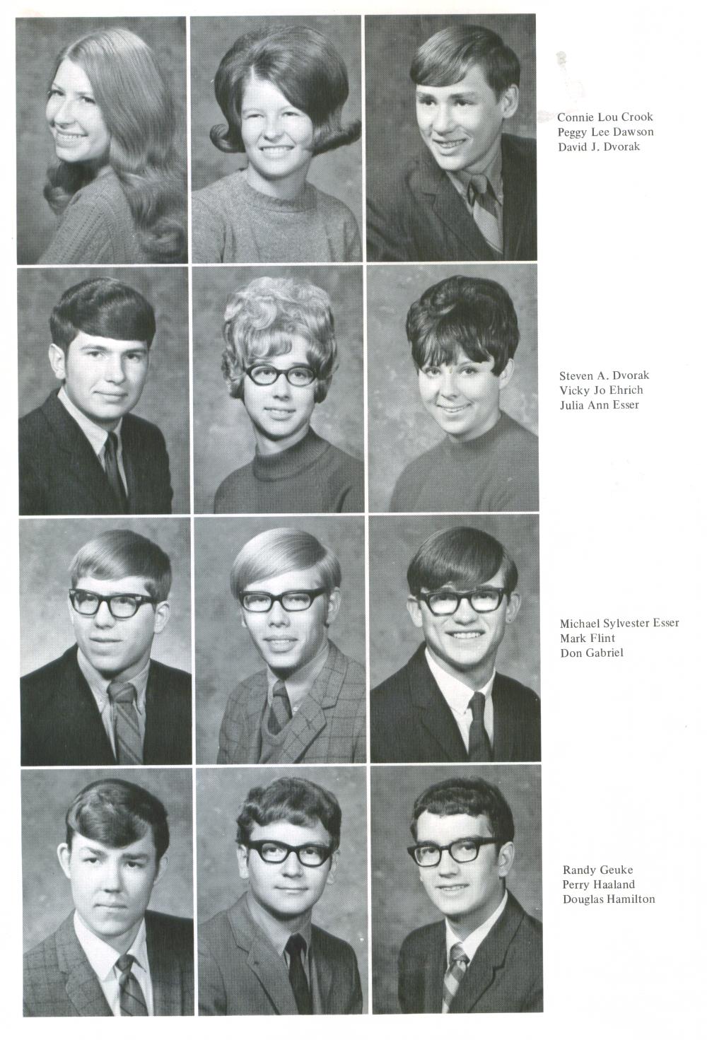 Redfield High School Class of 1970 40 Year Reunion Senior Annual 1970