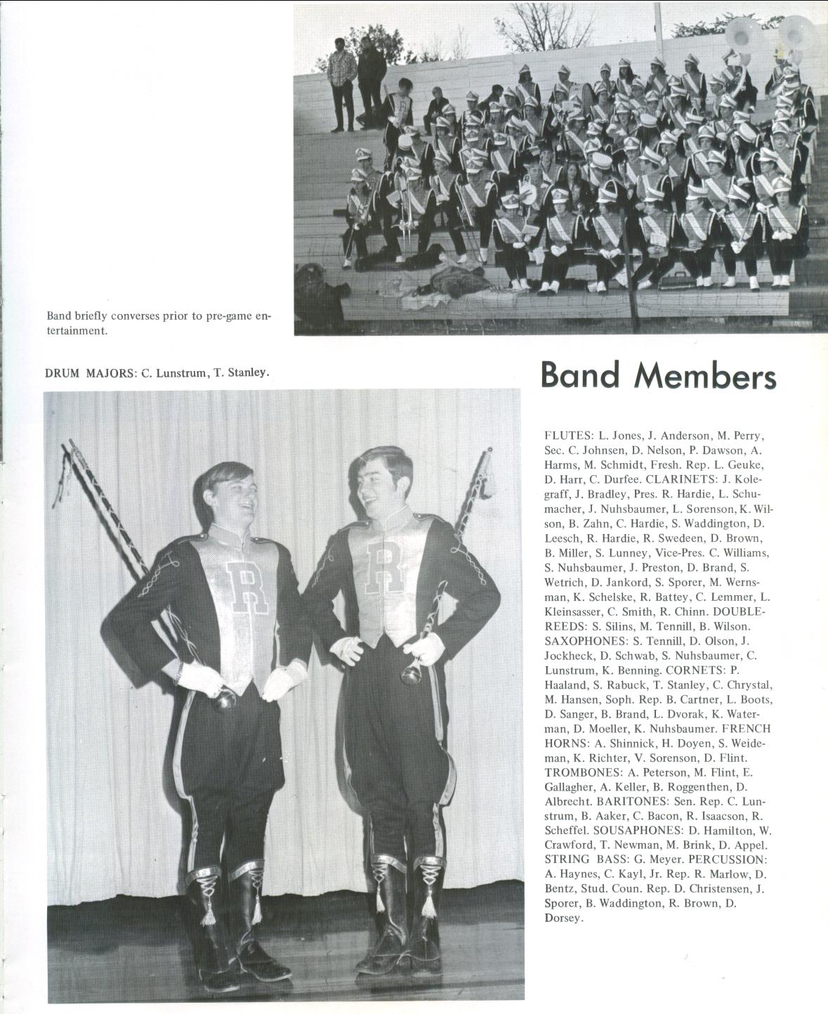 Redfield High School Class of 1970 40 Year Reunion Senior Annual 1970