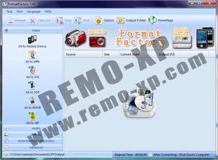 TÉLÉCHARGER CONVERTISSEUR VIDEO FORMAT FACTORY 2.60 2.60 VIDEO FACTORY CONVERTISSEUR TÉLÉCHARGER FORMAT
