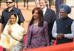 Cristina en visita oficial a India