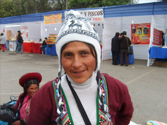 Peruvian alpaca woollen hat "chuyo"
