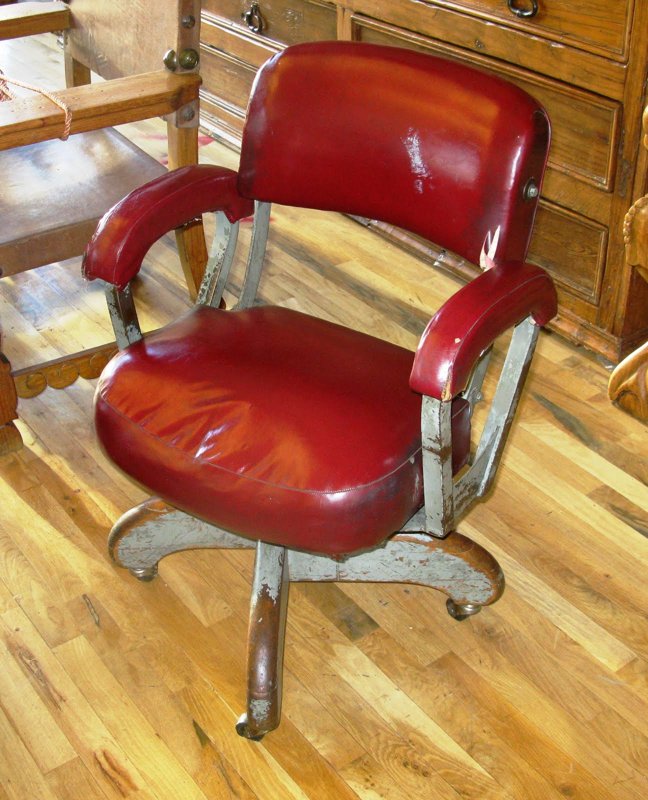 Antiques, Vintage and More 30's Office Arm Chair