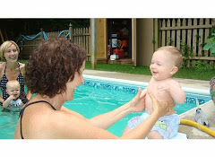 Colston Jumping Into the Pool