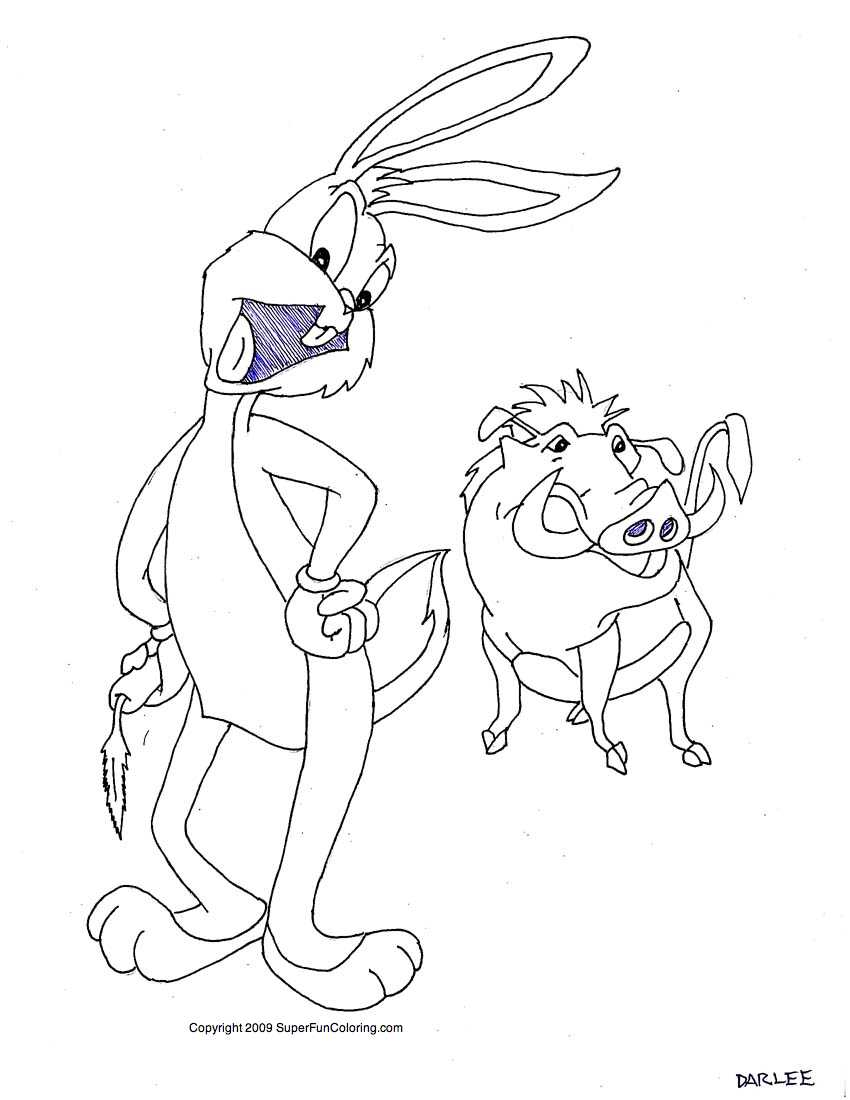gangster bugs bunny coloring pages - photo #48