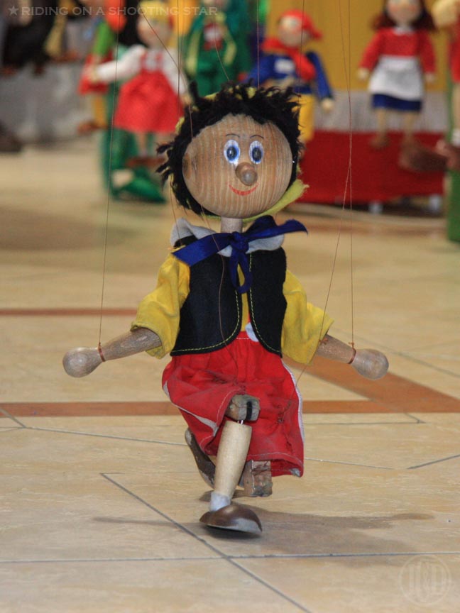 Prague World...Pinocchio!! Riding on a Shooting Star