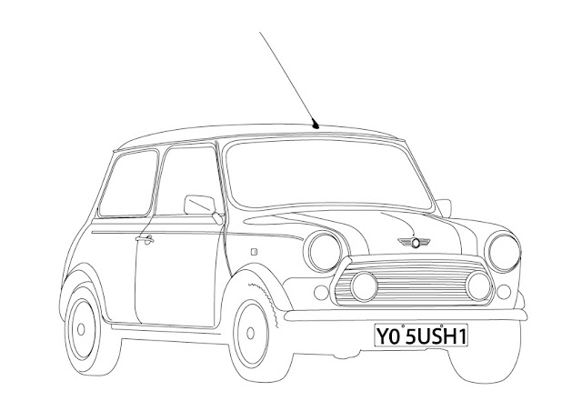 Steveos Blog One More Drawing mini Cooper  steveos-blog-one-more-drawing-mini-cooper